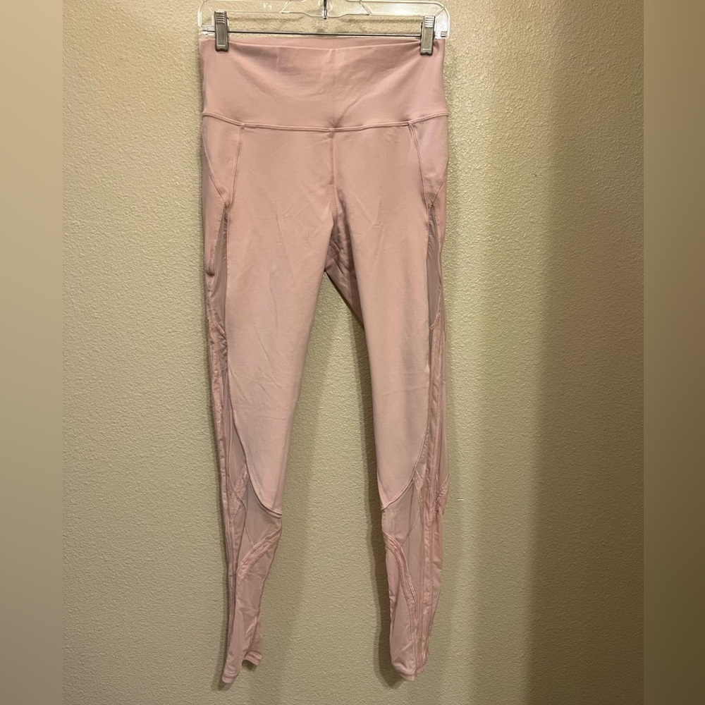 Alo High Waist Mosaic Legging - Pale Mauve, Size Large